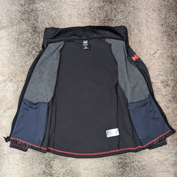 Helly Hansen Graphic Fleece Jacket Grey Women's Small - Picture 5 of 8